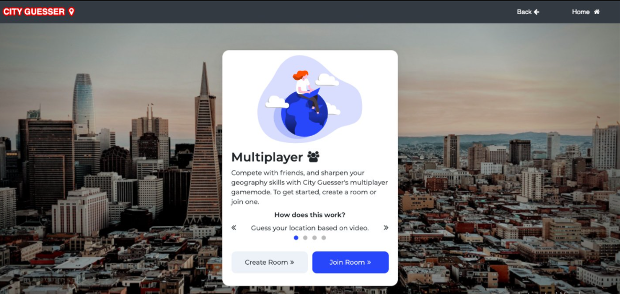 City Guesser -  Virtual Event Game